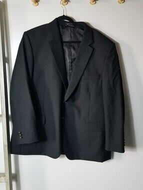 SADDLEBRED MEN'S BLACK BLAZER SIZE 50 REGULAR